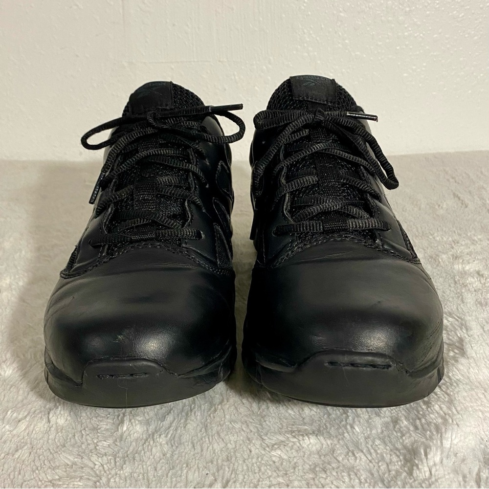 Reebok Work Black Sublite Cushion Shoes Men’s Size 10.5W Soft Toe - Picture 4 of 12